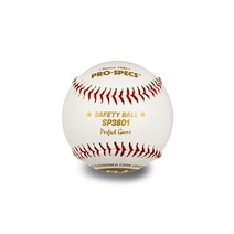 프로스펙스야구공 ZQB 프로스펙스 소프트타입 캐치볼용 안전 야구공(SP3801) SP3801, 화이트계열 FREE