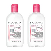 바이오더마 센시비오 H2O 클렌징 워터, 500ml, 4개