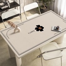 가죽 식탁매트 식탁 테이블 책상 보호필름 유리대용 가죽 방수 식탁매트, 70×120cm, A