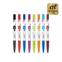 모나미 소프트볼 쥬쥬 볼펜 0.5mm 12입, 오렌지