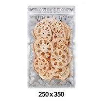 다용도 식품보관 경량물 소분포장 알루미늄 증착 봉투 우리동네건어물가게무지(지퍼형/PP) 250x350 100매