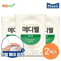 메디웰 화이바 2박스 (200ml x 24팩) 환자영양식, 48팩