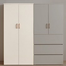 자취방 안방 전신거울옷장 C3720 광폭 도어 800 2colors, 메이플