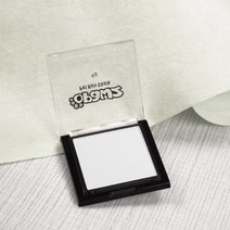 POMTOR 애견 강아지 고양이 볼터치 화장 염색 미용 반려동물 헤어초크 블러셔+ (물고기비늘 걸레 증정 이벤트), 펫 블러셔-화이트 4g(염색브러쉬)개