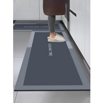 깔끔한 주방 바닥 매트 미끄럼 방지 피로예방 매트, 100cm-160cm, O