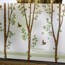 [뭉키데코] 무점착반투명시트_MSC-292_꿈꾸는 자작나무(B01_W90xH120cm), B01_W90xH120cm