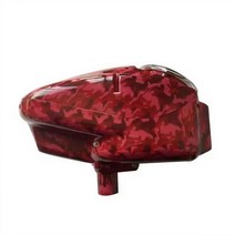 QUPB 페인트볼 로더 전기 180 라운드 완전 자동 호퍼 피드 운명 25 + BPS 블랙/그린/레드/블루, Carbon Blue Matt