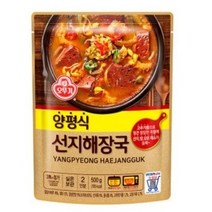 오뚜기 양평식 선지해장국 500g, 8개
