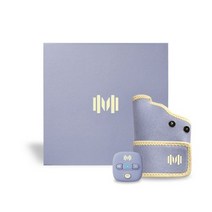 [닥터몬스터] 저주파 EMS 손 마사지기세트(손 마사지기+ 마사지 호스트+리모컨+충전 케이블+겔 패드 2장), 블루+블루(테두리), 오른손