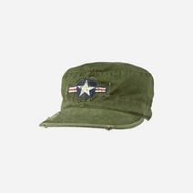 [로스코/국내배송] VINTAGE OLIVE AIR CORP FATIGUE CAP 군모