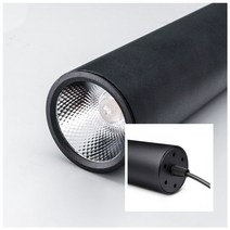 현대 led 펜던트 램프 긴 튜브 램프 주방 섬 식당 상점 바 카운터 장식 실린더 파이프 펜던트 조명, 60mm 블랙, 길이 20cm, 차가운 흰색
