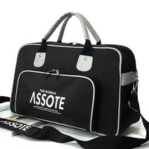 ASSOTE 빅사이즈 신발수납별도 스포츠가방 수영 DD992, DD992-6, 블랙