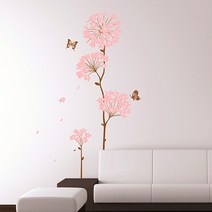 젤리펀트 인테리어 집꾸미기 포인트스티커, 봄날의벗꽃