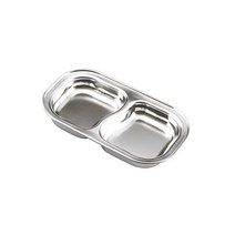 아이조움 유아식기 _ 스텐 간식접시 2구, 단품, 1개