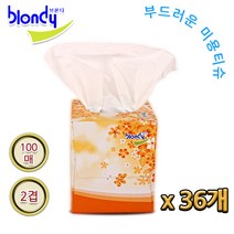 브론디 태평제지 각티슈 2겹, 100매, 36개입