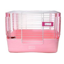 인터쥬 소동물 케이지(핑크) 케이지, 핑크, 핑크
