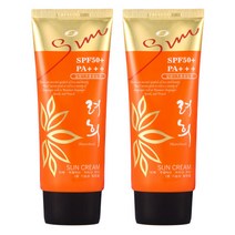 백옥생 려희 선크림 BB크림 SPF50+ PA+++ 60ml 2개, 1set, [BA2] 골드 선크림 2개