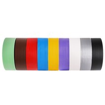 BJ 칼라 면테이프 무광 50mmx50M, 황색