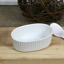 스타일온 수플레컵-타원 도자기용기, 80ml, 1개