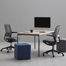 데스커 1400x800 베이직 책상 DSAD014, 상판-화이트/다리-화이트