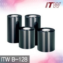 ITW B-128 왁스레진 바코드리본 왁스 레진, ITW B-128 40mm X 300M