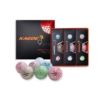 나은골프 카에데 골프공 기프트 세트 03 LUXE 3구 KAEDE 6구 7 컬러볼, 카에데 럭스 3구 카에데 6구, 3개, 1개