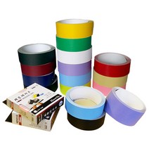 문구조아 제본테이프 25mm 35mm 50mm 테이프, $QYZ_25mm*10M/하늘, -