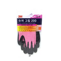 3M 슈퍼그립 200 라지 핑크, 1개