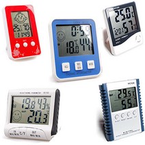 [요가전도사] 디지털 온습도계 5종, 4칼라이모티콘 온습도계(옐로우)