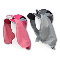 오필리아 햇빛가리개모자 햇빛차양막 모자용 자외선차단 그늘막모자 부착, 노랑