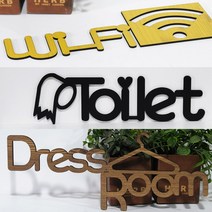 더데코 디자인문패, 핑크, 6T_01.BathRoom