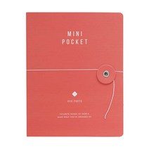 데얼스 미니포켓 4X6앨범, 토마토, 20장