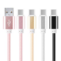 칼론 USB 3.1 C타입 메탈 고속충전 케이블 3 m KC-CC300, 골드, 1개, 3m