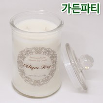 비단장이 프리미엄 아로마 소이캔들 원형기둥, 가든파티, 포장안함/면심지, 680ml