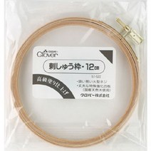 일본크로바(clover) 나무원목 수틀 12cm+조각원단, 1개