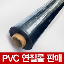 pvc연질 롤단위 판매 방풍비닐 투명매트 두께 0.5mm 1mm 2mm 3mm 4mm 5mm, 투명, 두께 0.5mm] 폭180cm x 길이30m, 1개