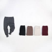 맘스메이드 아동용 기모 스무디 스판 레깅스