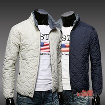 홈런 남성용 보아털 퀼팅 패딩 JK9006