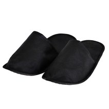 하루이슬리퍼 부직포 고급 일회용 슬리퍼, 슬리퍼-부직포_고급-J-블랙