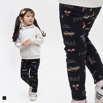 플레이몰 아동 펀펀 인조 밍크 퍼 레깅스