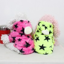 MUNGVELY 형광별후드티 후드티, 핑크