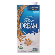 드림 라이스 드링크 오리지널 클래식 글루텐 프리 비건, 946ml, 1개