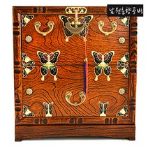 남원춘향공방 제기함 오동나무 칠보나비제기함 제사 제기세트보관함 반오동, 1개, 신나비제기함 2자 반오동
