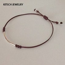 키치쥬얼리 925 Silver 실버 대즐링 은 매듭팔찌 패션 팔찌