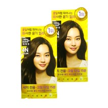 미쟝센 샤이닝 에센스 염색약, 4N 짙은 갈색, 2개