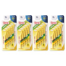 네오메디칼 에버든 ㄱ자형 5P 치간 칫솔SSS 4개