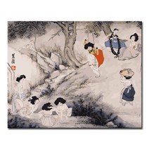 DIY 캔버스페인팅 명화그리기, F36_신윤복의 단오풍정, 1개