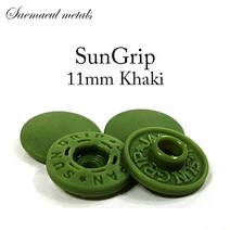 일제 썬그립 티단추 11mm, 1000세트, 11mm카키