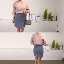 네모엔룩 언발보브 스커트