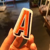 콤마라이프 와펜 이니셜 와펜스티커 NEW 디자인, A, 1개